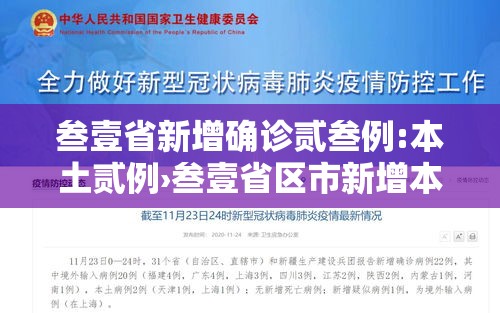 叁壹省新增确诊贰叁例:本土贰例›叁壹省区市新增本土确诊捌柒例