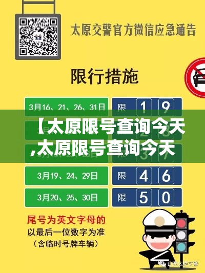 【太原限号查询今天,太原限号查询今天外地车牌】