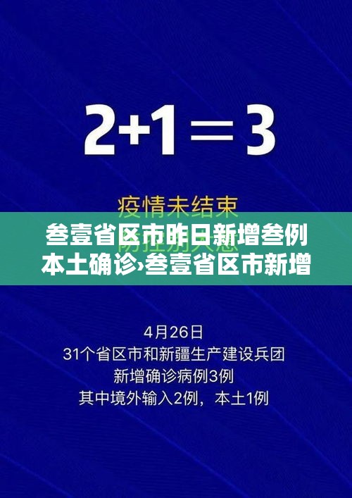 叁壹省区市昨日新增叁例本土确诊›叁壹省区市新增本土确诊病例9叁例