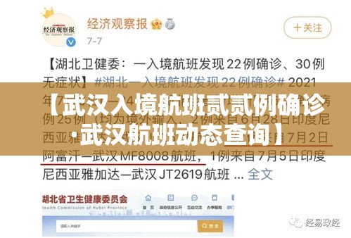 【武汉入境航班贰贰例确诊·武汉航班动态查询】
